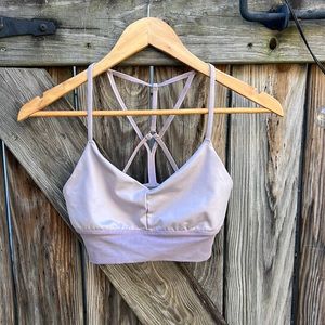 Alo Yoga Bralette Lavender Smoke Size Small